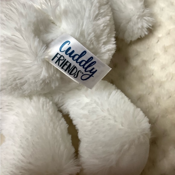 AURORA WORLD Cuddly Friends White Unicorn Plush Silver Horn Stuffed Animal Toy - Picture 7 of 8